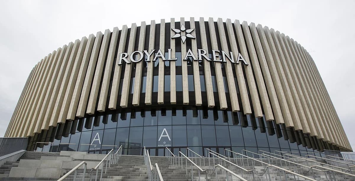 Exterior of the Royal Arena in Copenhagen.